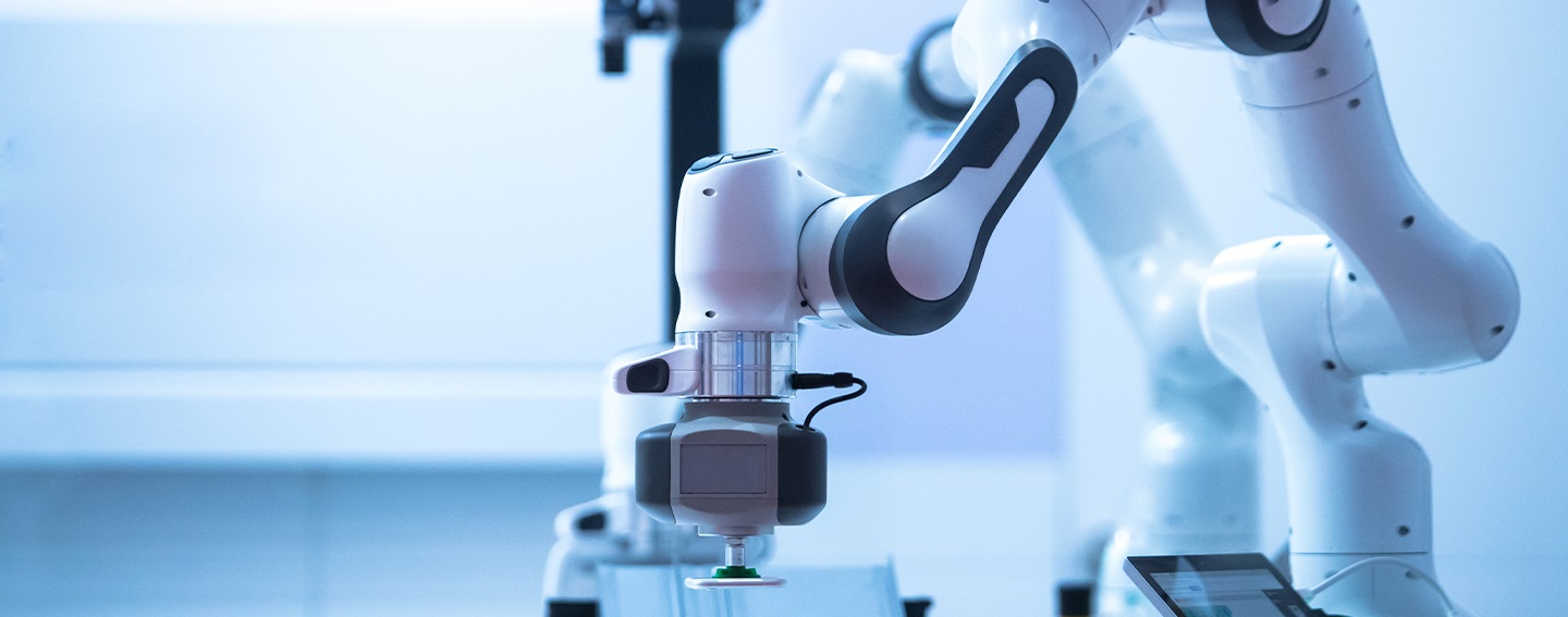 Equities image of assembly line robots